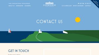 
                            5. Contact us | Eastbourne College | Contact form