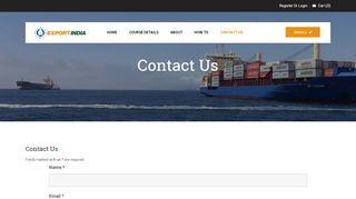 
                            6. Contact Us – Export India