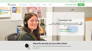 
                            7. Contact Us | Frontpoint Security