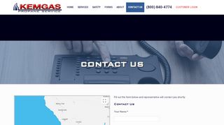 
                            5. Contact Us | Kemgas