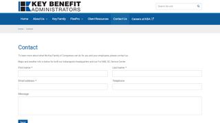 
                            4. Contact Us - Key Benefit Administrators