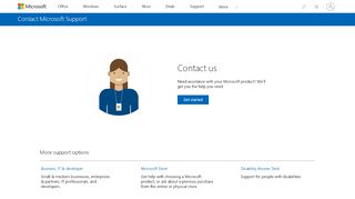 
                            10. Contact Us – Microsoft Support