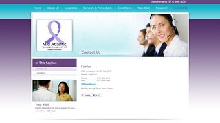 
                            2. Contact Us - Mid Atlantic Gynecologic Oncology and Pelvic ...