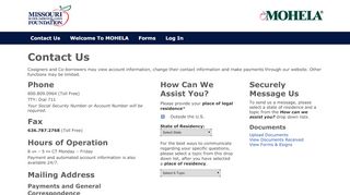 
                            7. Contact Us - MOHELA