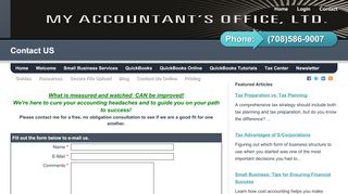 
                            9. Contact US - My Accountants Office