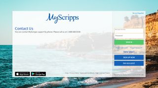 
                            1. Contact Us - MyScripps - Login Page