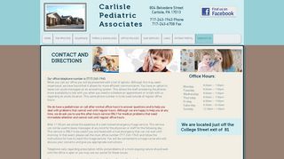 
                            4. CONTACT US | Mysite - Carlisle Pediatric Associates