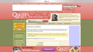 
                            4. contact us - Quilter's World