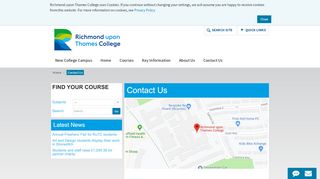 
                            7. Contact Us - Richmond upon Thames College