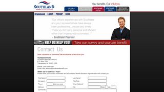 
                            4. Contact Us - Southland Benefit Solutions