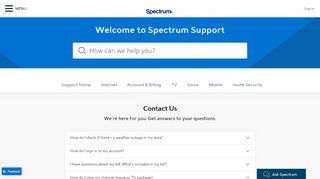 
                            9. Contact Us - Spectrum