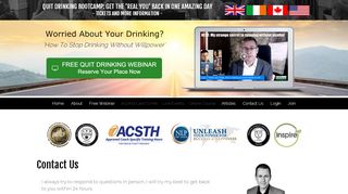 
                            1. Contact Us: Stop Drinking Expert – Alcohol Addiction Therapist & Mentor