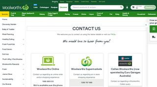 
                            9. Contact Us | Woolworths