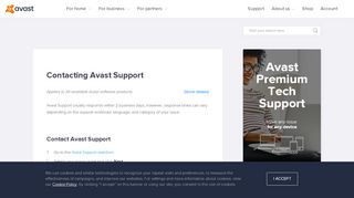 
                            8. Contacting Avast Support | Official Avast Support