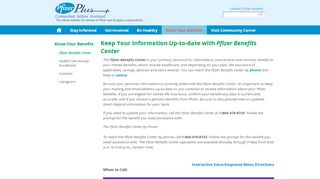 
                            3. Contacting Pfizer Benefits - Pfizer Plus