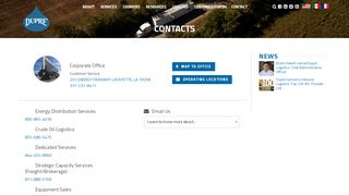 
                            4. Contacts - Dupre Logistics