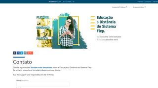 
                            5. Contato - Sistema Fiep - EAD