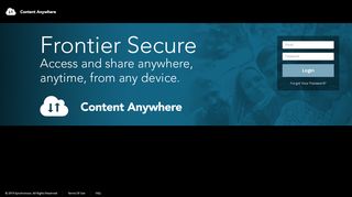 
                            5. Content Anywhere - Frontier Secure