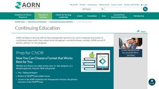 
                            5. Continuing Education - Association of periOperative ... - AORN