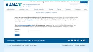 
                            1. Continuing Education Portal - American Association of Nurse ...
