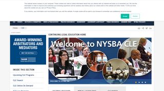 
                            8. Continuing Legal Education Home - NYSBA