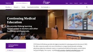 
                            5. Continuing Medical Education | NYU School of Medicine | …
