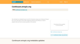 
                            5. Continuum Emspic (Continuum.emspic.org) - …