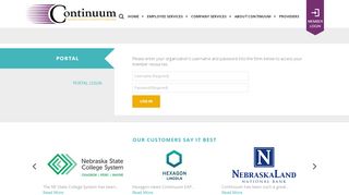 
                            8. Continuum : Portal : Portal Login