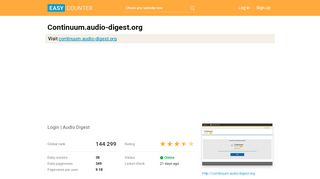 
                            7. Continuum.audio-digest.org: Login | Audio Digest