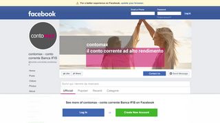 
                            3. contomax - conto corrente Banca IFIS | Facebook