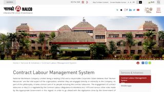 
                            9. Contract Labour Management System | NALCO (National ...