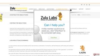 
                            2. Contractor Inductions - Zulu eLearning