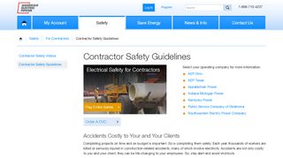 
                            4. Contractor Safety Guidelines - AEPNationalAccounts.com