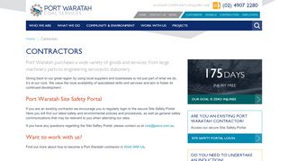 
                            3. Contractors - Port Waratah Coal Services
