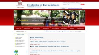 
                            4. Controller of Examination - University of Jammu - India's first ...