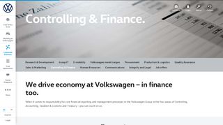 
                            5. Controlling & Finance | Volkswagen career