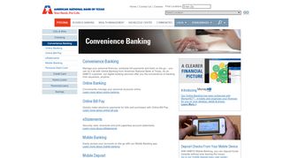 
                            1. Convenience Banking | Personal | American National Bank of ...