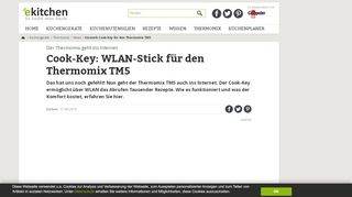 
                            9. Cook-Key: WLAN-Stick für den Thermomix TM5