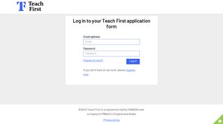 
                            9. Cookies are on - Teach First Application Form