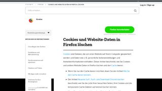 
                            8. Cookies und Website-Daten in Firefox löschen | Hilfe …