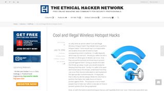 
                            7. Cool and Illegal Wireless Hotspot Hacks - EH-Net Online Mag