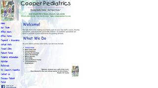 
                            1. Cooper Pediatrics: Home Page