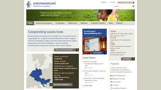 
                            6. Cooperating saves lives | Eurotransplant