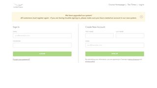 
                            4. Cooper's Hawk Golf Course | Login Page