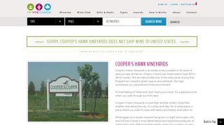 
                            9. Cooper's Hawk Vineyards, Buy Cooper's Hawk Wines Online ...