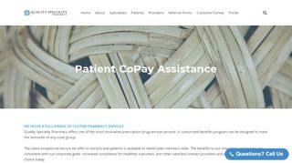 
                            3. Copay Assistance - Quality Specialty Pharmacy