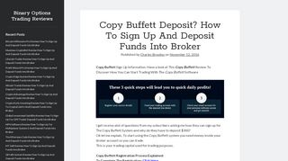 
                            4. Copy Buffett Deposit? How To Sign Up And Deposit Funds ...