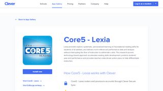 
                            1. Core5 - Lexia - Clever application gallery | Clever