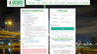 
                            5. COREN Portal | Login