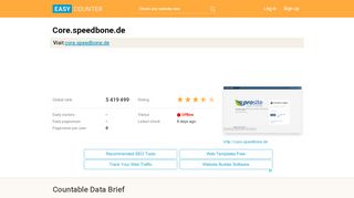 
                            3. Core.speedbone.de: Prosite | Login - Easy Counter